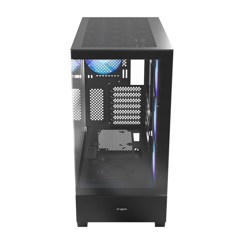 FSP M370-BA / Midi Tower / Transpar. / Černá - obrázek č. 1