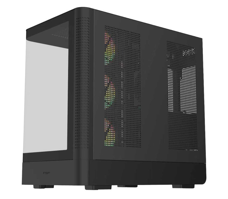 FSP M581-BA / Midi Tower / Transpar. / Černá - obrázek č. 6