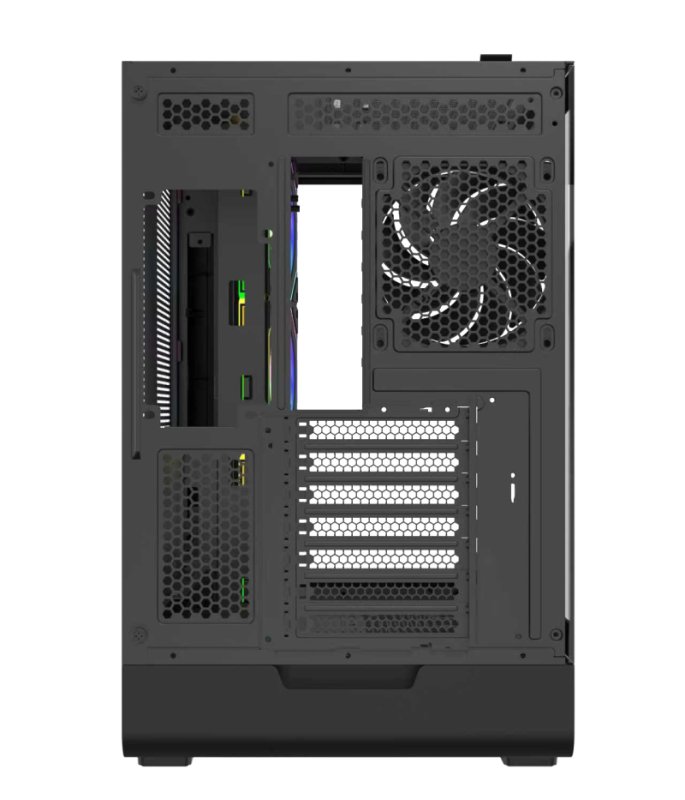 FSP M581-BA / Midi Tower / Transpar. / Černá - obrázek č. 4