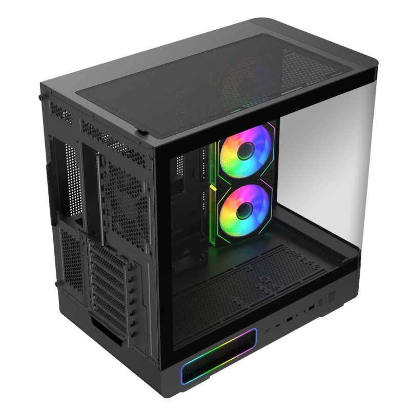 FSP M581-BA / Midi Tower / Transpar. / Černá - obrázek č. 3