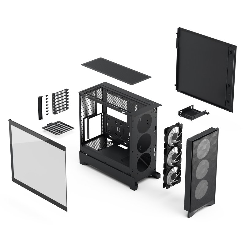 Fractal Pop 2 Air / Midi Tower / Transpar. / Černá - obrázek č. 9
