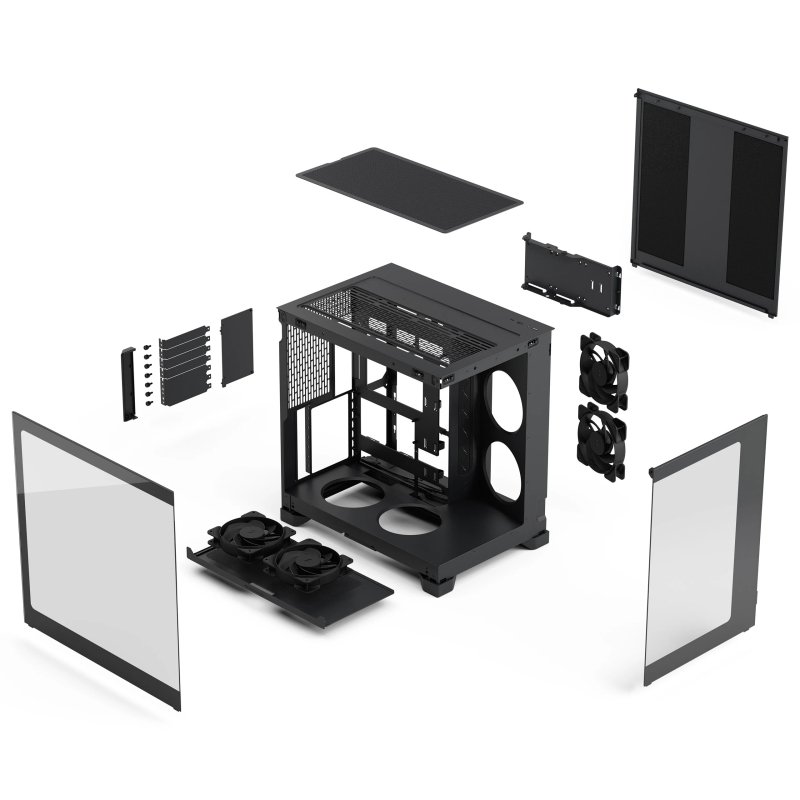 Fractal Pop 2 Vision / Midi Tower / Transpar. / Černá - obrázek č. 8