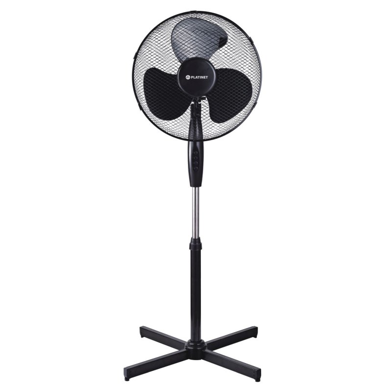 Platinet PSF1616B stojanový ventilátor 40 cm, oscilace, černá - obrázek produktu