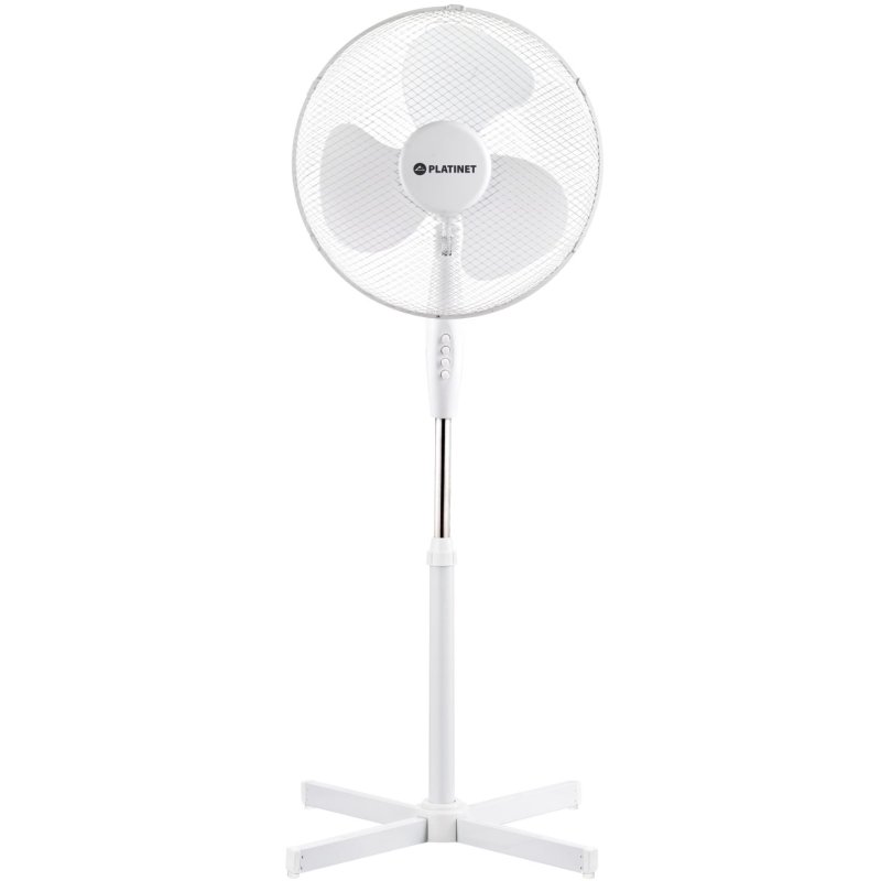 Platinet PSF1616W stojanový ventilátor 40 cm, oscilace, bílá - obrázek produktu