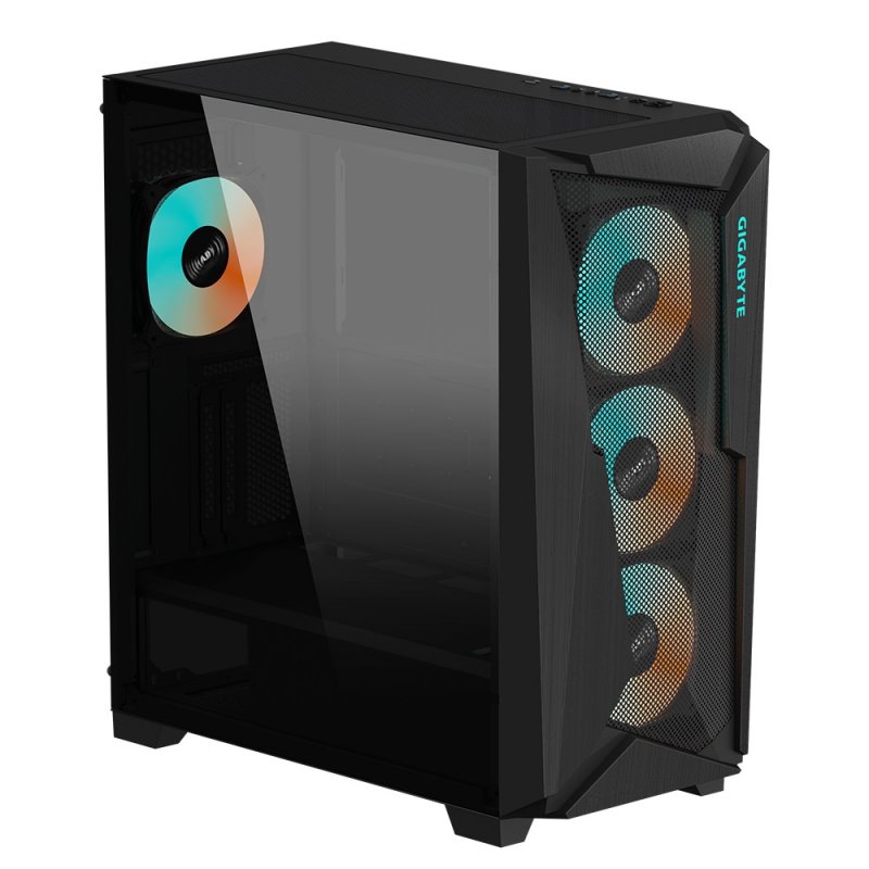 GIGABYTE C301 GLASS / Midi Tower / Transpar. / Černá - obrázek č. 1