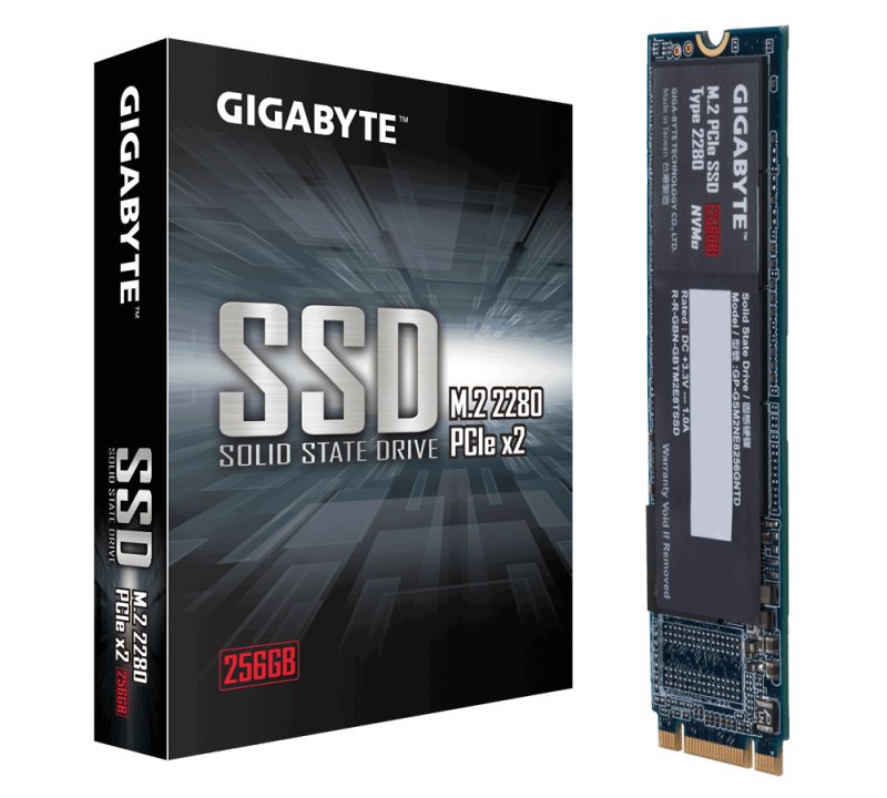 GIGABYTE M.2 PCIe SSD 256GB NVMe - obrázek produktu