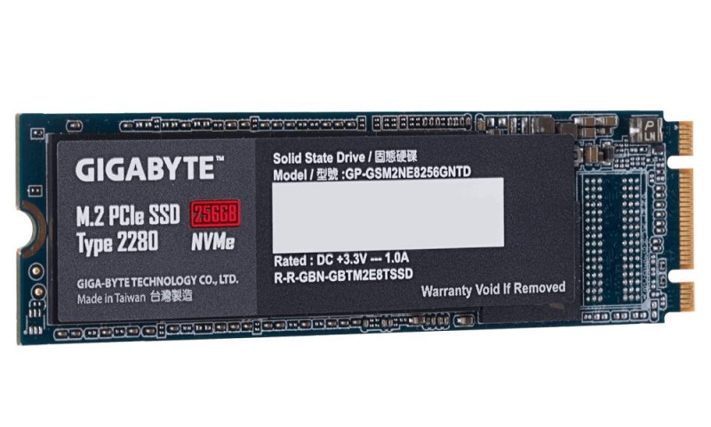 GIGABYTE M.2 PCIe SSD 256GB NVMe - obrázek č. 1