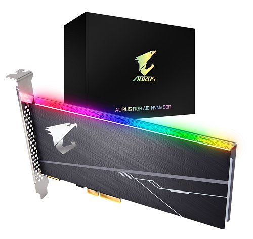 GIGABYTE AORUS RGB AIC NVMe SSD 1TB - obrázek produktu