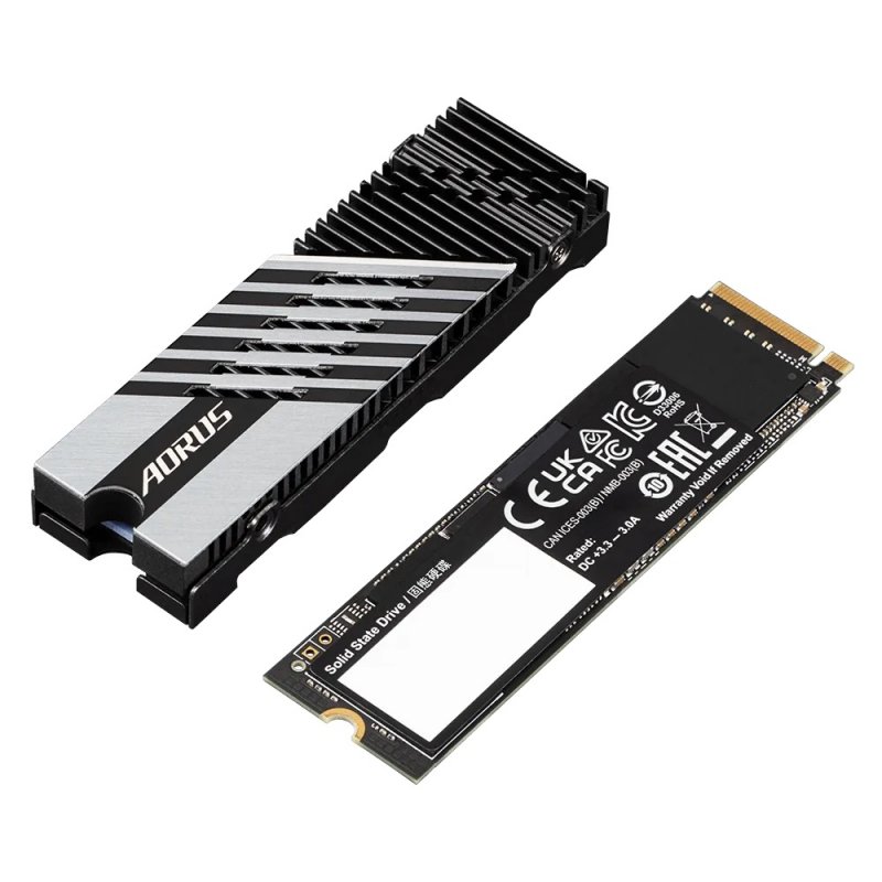 Gigabyte AORUS Gen4 7300/ 2TB/ SSD/ M.2 NVMe/ Černá/ 5R - obrázek produktu