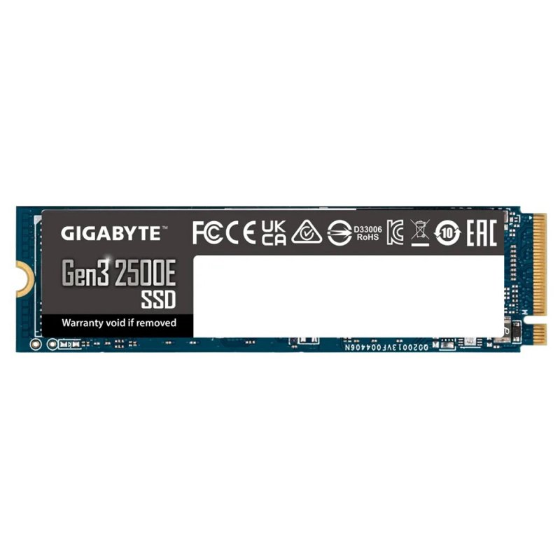 Gigabyte Gen3 2500E/ 500GB/ SSD/ M.2 NVMe/ 3R - obrázek produktu