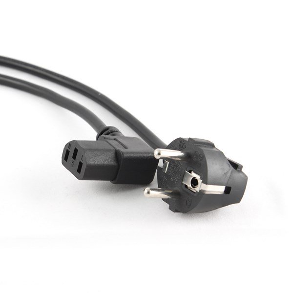 Síťový kabel VDE220/ 230V 1,8m napájecí,konektor90° - obrázek produktu