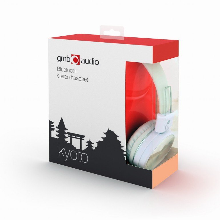Gembird Stereo Headset Kyoto bílá - obrázek č. 2