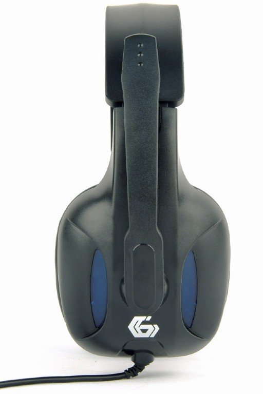 Gembird Gaming headset, černá/ modrá - obrázek č. 1