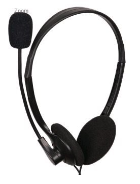 Gembird sluchátka MHS-123, s mikrofonem, černá - obrázek produktu