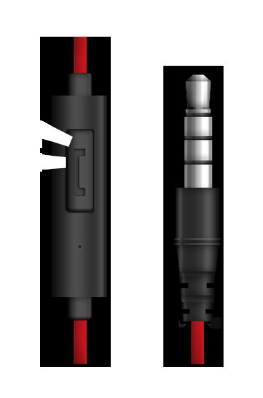 Sluchátka Genius HS-M225 mobile headset,red - obrázek č. 2