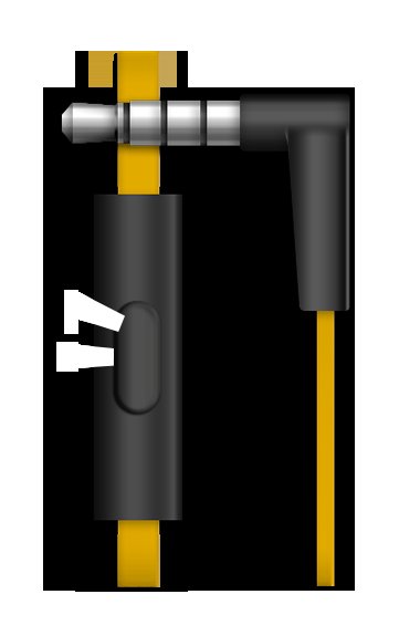 Sluchátka Genius HS-M260 mobile headset,yellow - obrázek č. 2