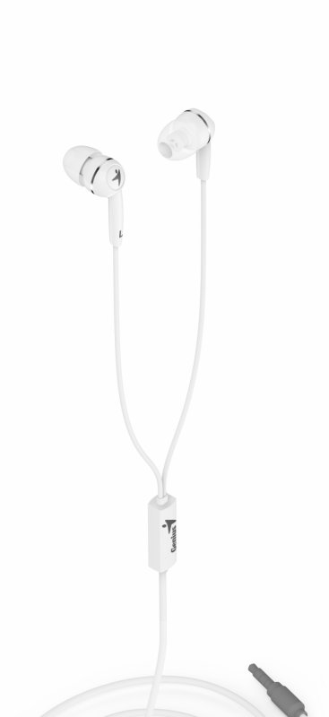 Sluchátka Genius HS-M320 mobile headset, white - obrázek č. 1