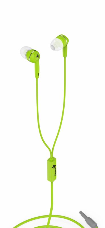 Sluchátka Genius HS-M320 mobile headset, green - obrázek č. 1