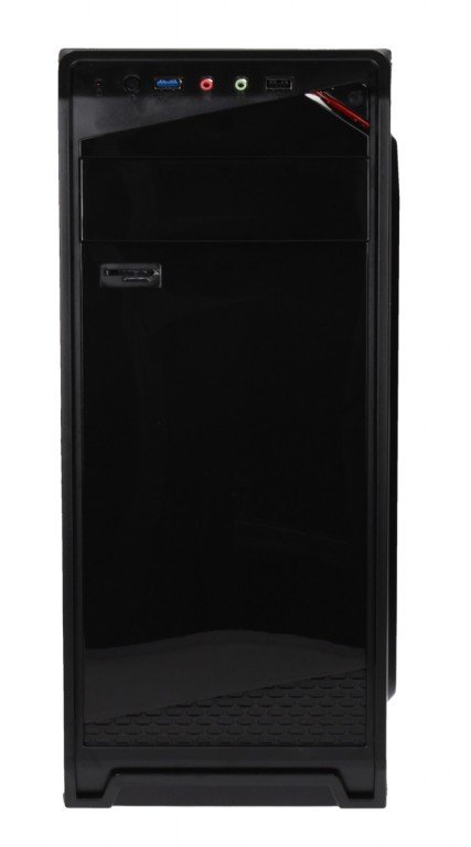 Gembird Case Fornax300 Midi ATX/ Micro USB 3.0 Black - obrázek č. 3