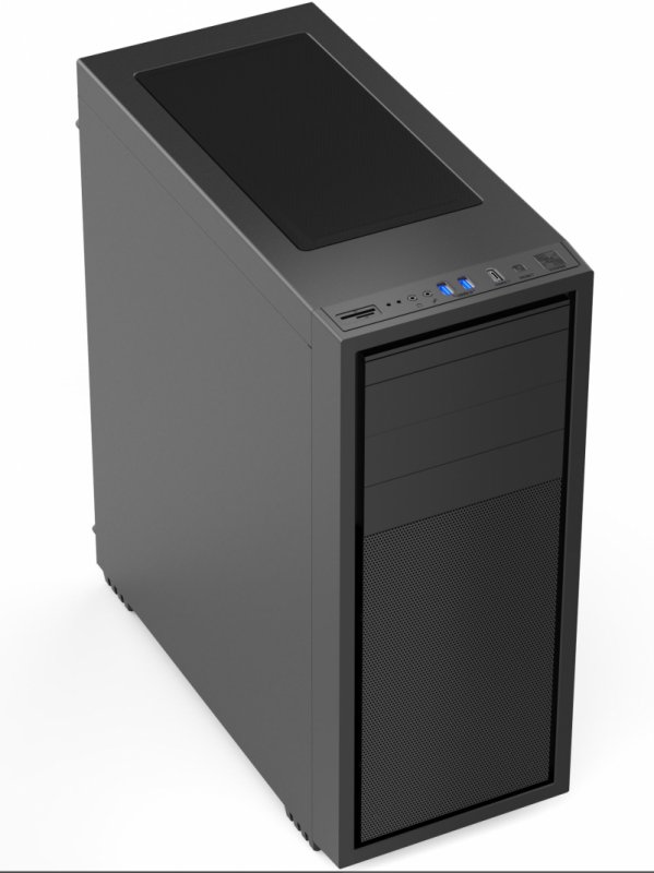 Gembird Computer Fornax K500/ Midi Tower/ Černá - obrázek produktu