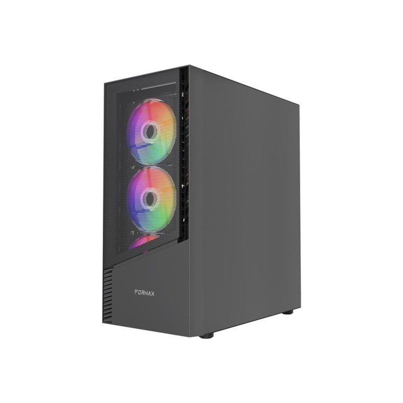 GEMBIRD Fornax 4300 / Midi Tower / Transpar. / Černá - obrázek č. 2