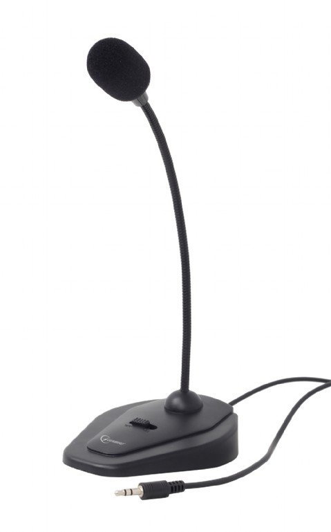 GEMBIRD Desktop microphone MIC-D-01, black - obrázek produktu