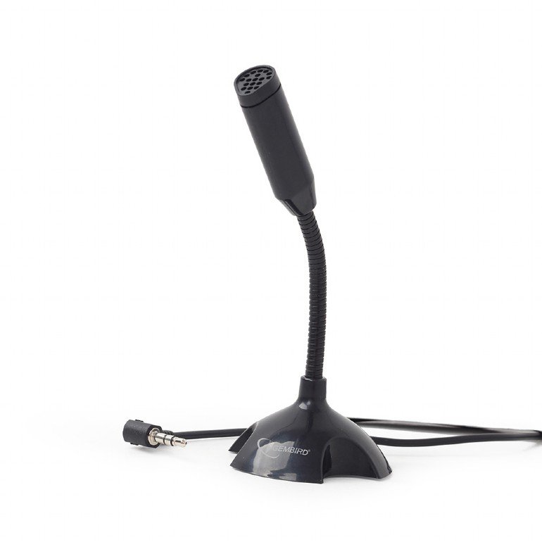 GEMBIRD Desktop microphone MIC-D-02, black - obrázek produktu
