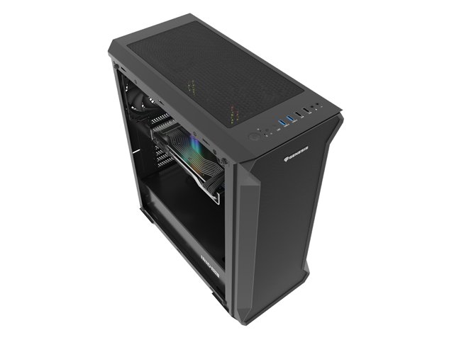 Počítačová skříň Genesis IRID 505F, černá, MIDI TOWER, 5x120mm ventilátory - obrázek č. 10