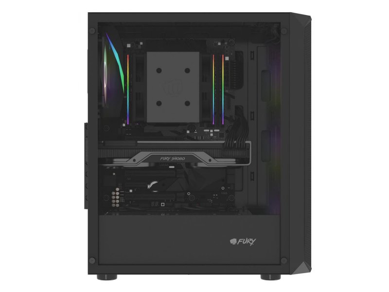 PC skříň Fury SHOBO / Midi Tower / Transpar. / Černá - obrázek č. 15