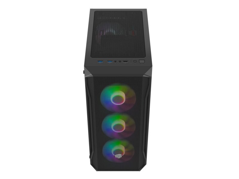 PC skříň Fury SHOBO / Midi Tower / Transpar. / Černá - obrázek č. 10