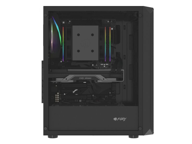 PC skříň Fury SHOBO SH4 RGB Midi Tower, Window, - obrázek č. 12