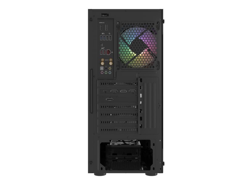 PC skříň Fury SHOBO SH4 RGB Midi Tower, Window, - obrázek č. 2