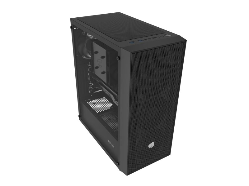 PC skříň Fury SHOBO SH8, Midi Tower, Černá - obrázek č. 11