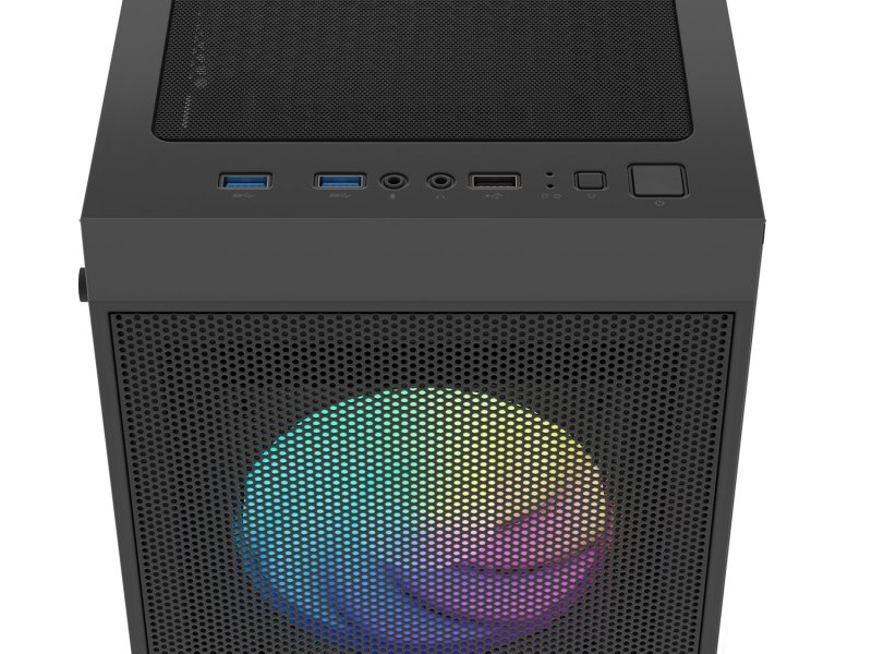 PC skříň Fury SHOBO SH8F, ARGB , Midi Tower, Černá - obrázek č. 12