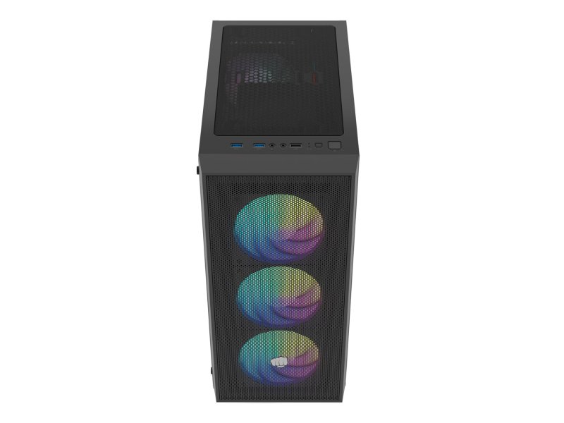 PC skříň Fury SHOBO SH8F, ARGB , Midi Tower, Černá - obrázek č. 11