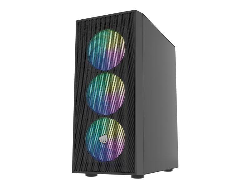PC skříň Fury SHOBO SH8F, ARGB , Midi Tower, Černá - obrázek č. 10