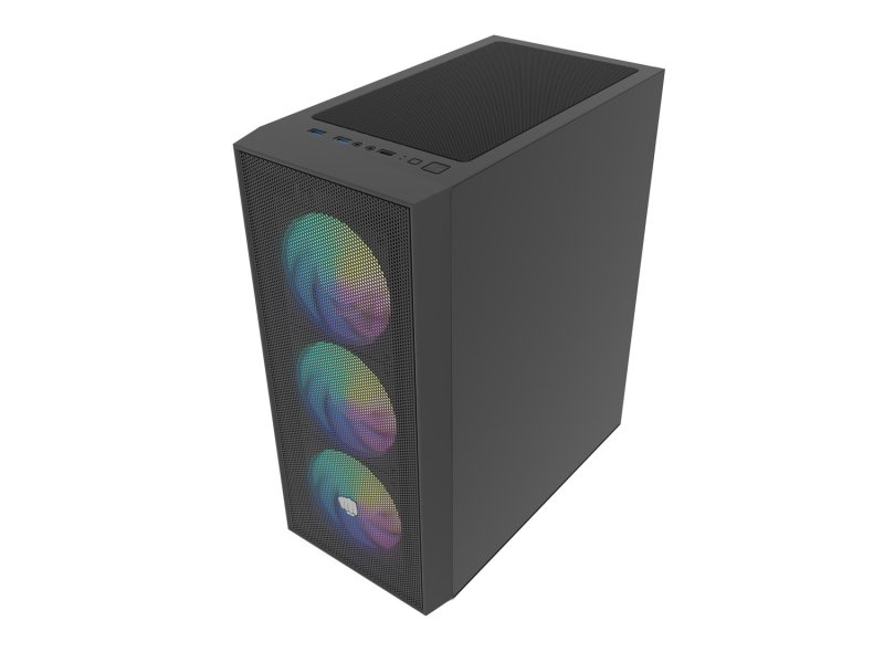 PC skříň Fury SHOBO SH8F, ARGB , Midi Tower, Černá - obrázek č. 15