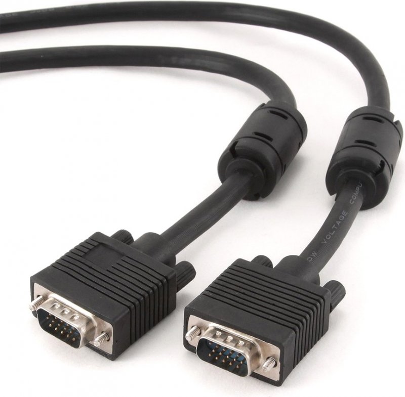 Kabel přípojný 15M/ 15M VGA 30m stíněný, black - obrázek produktu