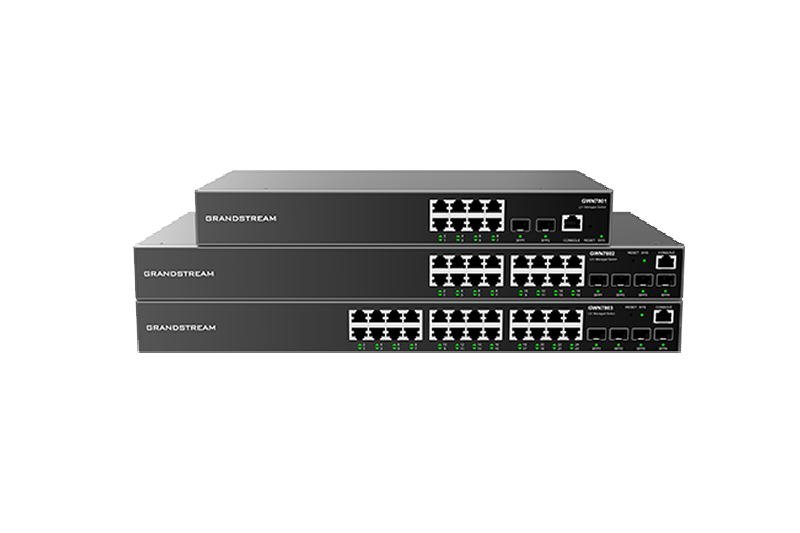 Grandstream GWN7803P Managed Network PoE Switch 24 1Gbps portů s PoE, 4 SFP porty - obrázek č. 3