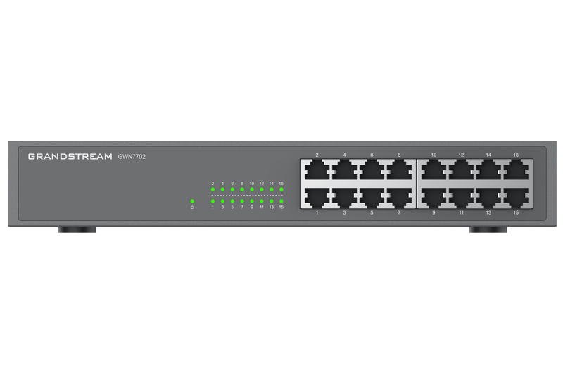 Grandstream GWN7702 Unmanaged Network Switch, 16 portů - obrázek produktu