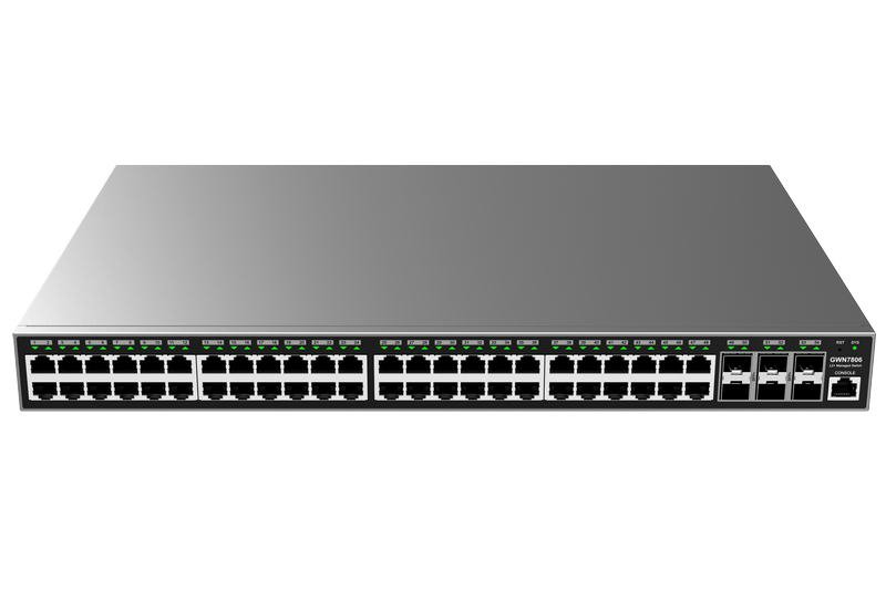 Grandstream GWN7806 Layer 2+ Managed Network Switch, 48 portů /  6 SFP+ - obrázek č. 2