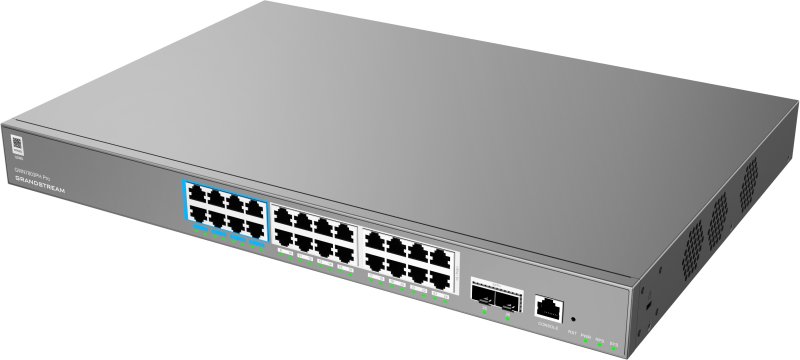 Grandstream GWN7803PH Pro L2++, Managed switch, 24x 1Gb RJ45, PoE, SFP+ - obrázek č. 2