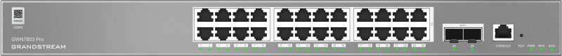 Grandstream GWN7803 Pro  L2++ Managed switch, 24 portů, 2x SFP+, DHCP, QoS, VLAN, CLI - obrázek produktu