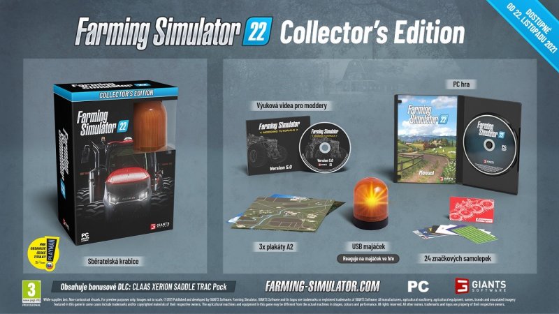 PC - Farming Simulator 22 Collector`s Edition - obrázek produktu