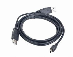 Kabel USB A-MINI 5PM 2.0 1m DUÁLNÍ - extra napájen - obrázek produktu