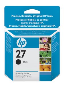 HP no. 27 - černá ink. kazeta, C8727A - obrázek produktu