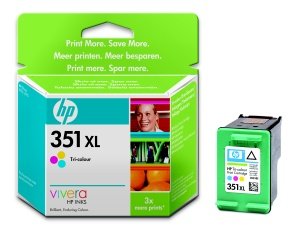 HP 351XL - 3barevná inkoustová kazeta, CB338EE - obrázek produktu
