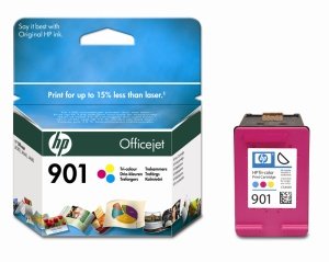 HP 901 - 3 barevná ink. kazeta, CC656AE - DOPRODEJ - obrázek produktu