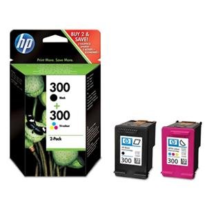 HP 300 - combo pack (černá, 3barevná), CN637EE - obrázek produktu