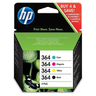 HP 364 - Combo pack C/ M/ Y/ K, N9J73AE - obrázek produktu